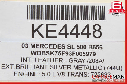 00-06 Mercedes R230 SL500 CL500 Keyless Go Entry Control Module 2305451032 OEM