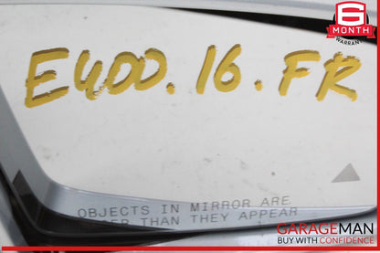 14-16 Mercedes W207 E400 Right Side Door Rear View Mirror w/ Blind Spot & Camera