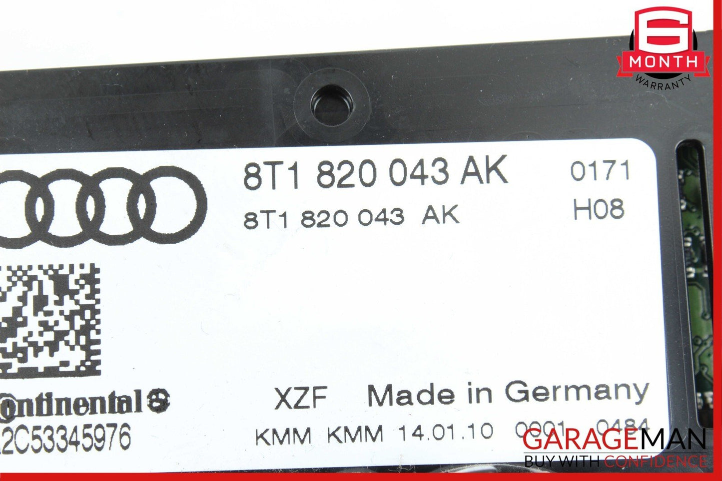 08-14 Audi Q5 A5 Front A/C AC Climate Control Switch Panel Assembly OEM