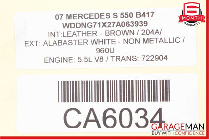 07-14 Mercedes W221 S550 Front Right Upper Control Arm w/ Height Level Sensor