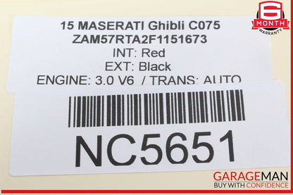 14-17 Maserati Ghibli M157 Front Right Wheel Spindle Knuckle Hub Bearing OEM