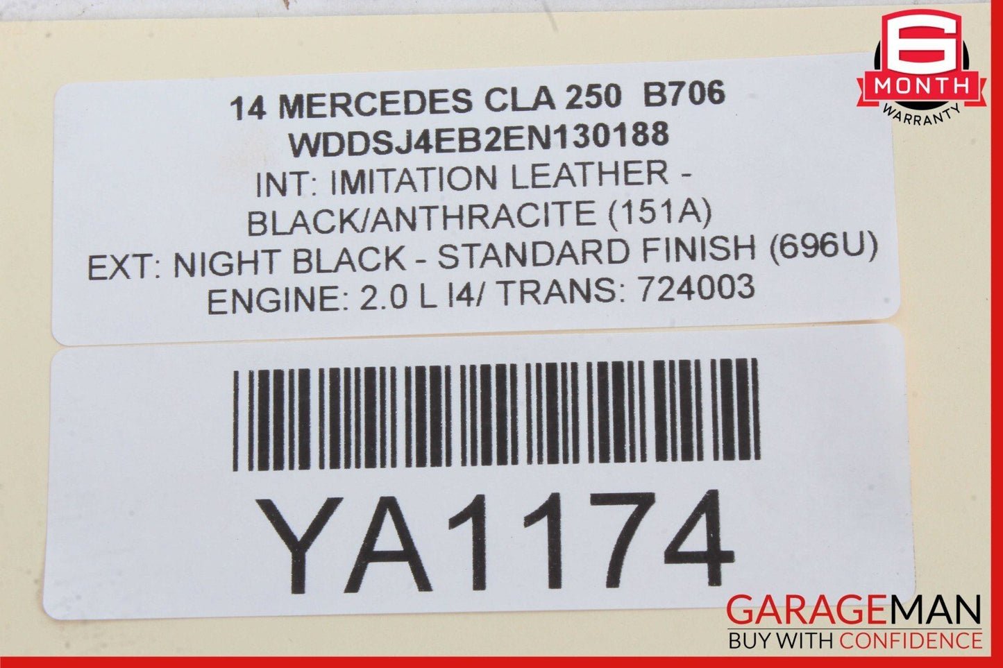 14-18 Mercedes W117 CLA45 Rear Right Spindle Knuckle Hub Bearing Rotor Disc Assy