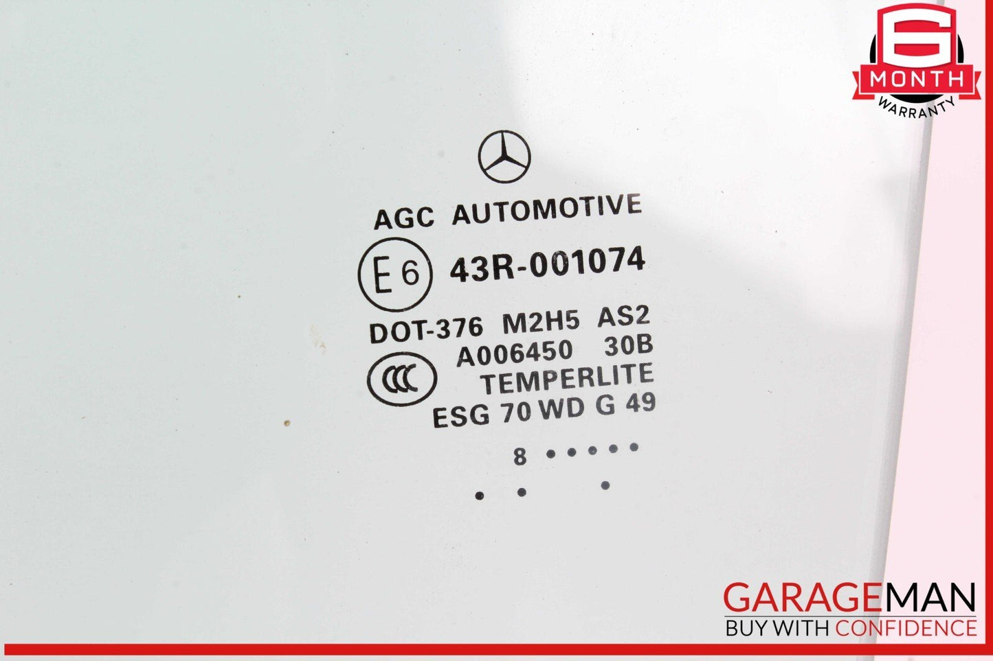 12-19 Mercedes W166 GLE400 GLS550 Front Left Driver Side Door Window Glass OEM