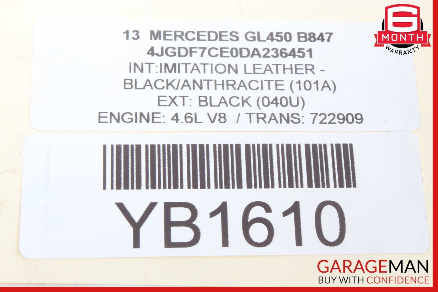 06-12 Mercedes X164 GL450 GK320 Lower Control Arm Front Left Driver Side OEM