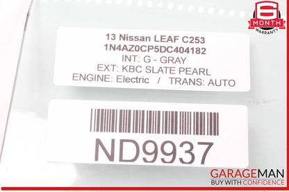 13-24 Nissan Leaf Rear Left Driver Side Door Window Glass 823013NF1A OEM