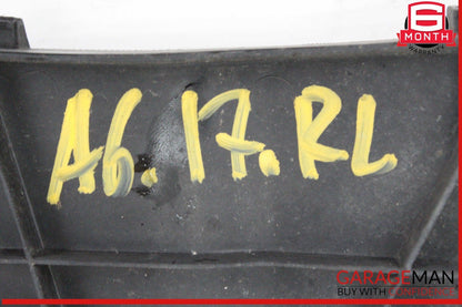 12-18 Audi A6 Rear Left Driver Side Bumper Guide Bracket OEM