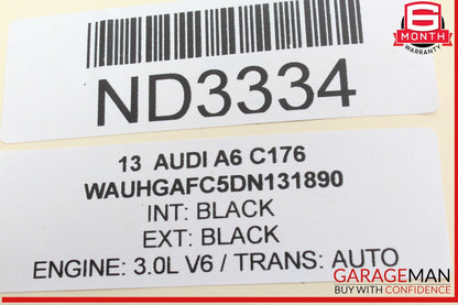 12-15 Audi A6 A/C AC Air Conditioning Hose Line Pipe OEM
