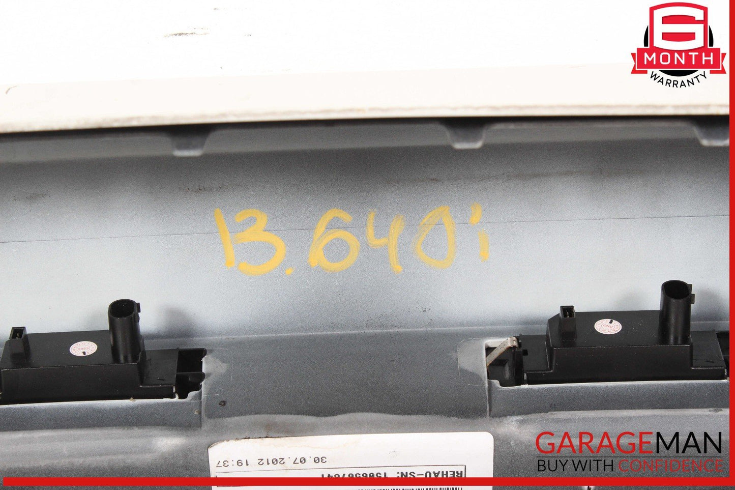 12-18 BMW 640i Rear Bumper Shell Cover Assembly OEM