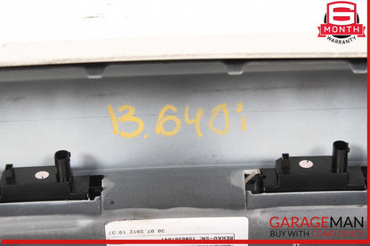 12-18 BMW 640i Rear Bumper Shell Cover Assembly OEM