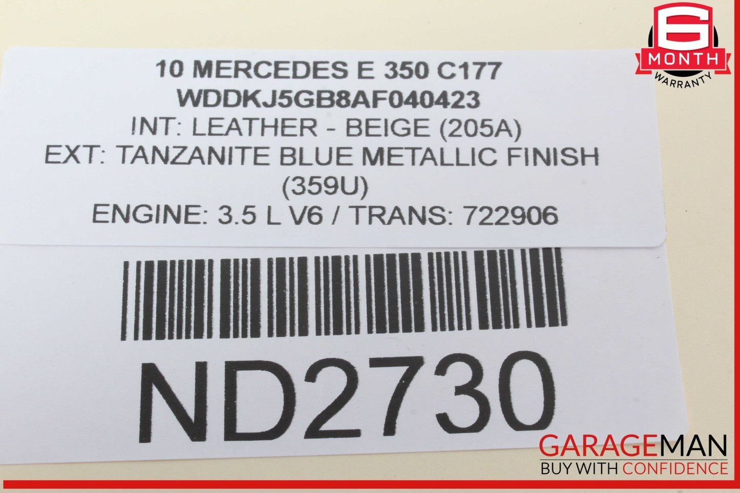 10-17 Mercedes W207 E350 E550 Left Driver Side Seat Belt Feeder Motor OEM