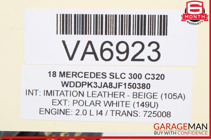 08-20 Mercedes R172 SLC300 E550 Front Left Spindle Knuckle Hub 2044202544 OEM