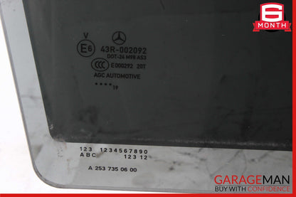 16-22 Mercedes X253 GLC300 GLC63 AMG Rear Right Passenger Door Window Glass OEM