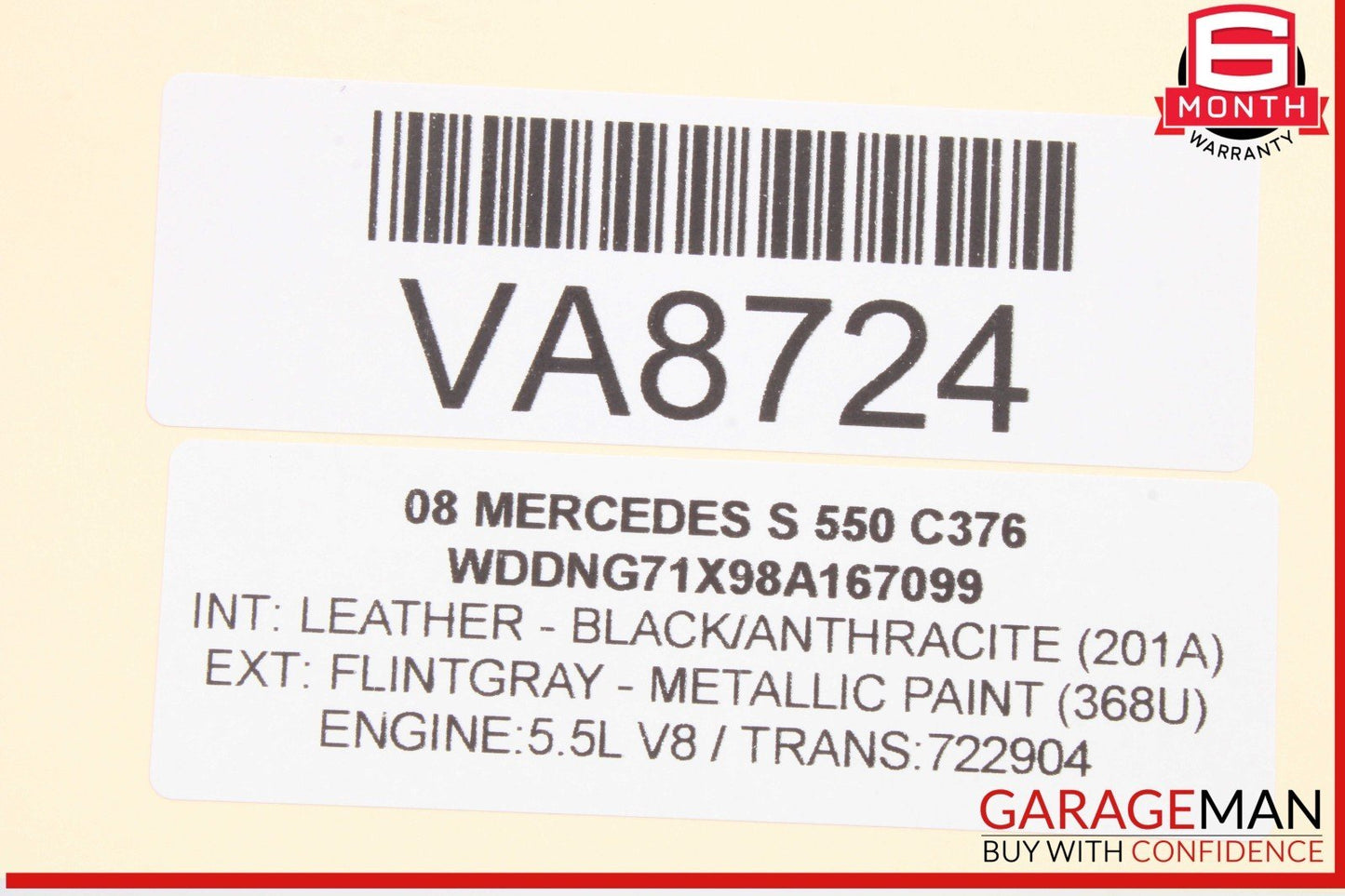 07-09 Mercedes-Benz W221 S550 Rear Trunk Fuse Box Module 2215450801