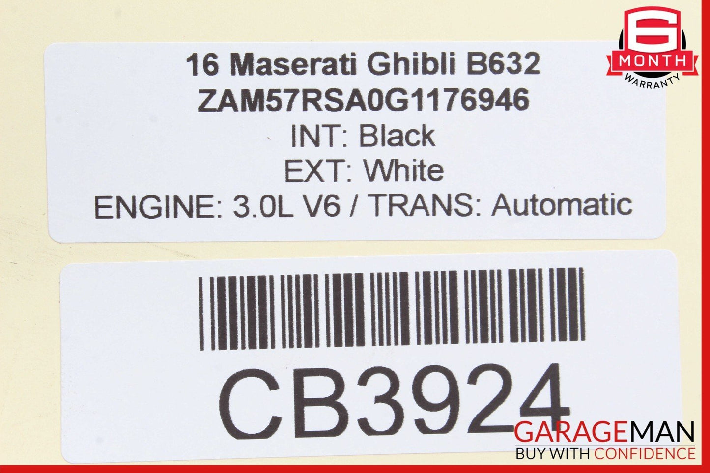 14-17 Maserati Ghibli Rear Right Side Exhaust Muffler Tip Pipe OEM