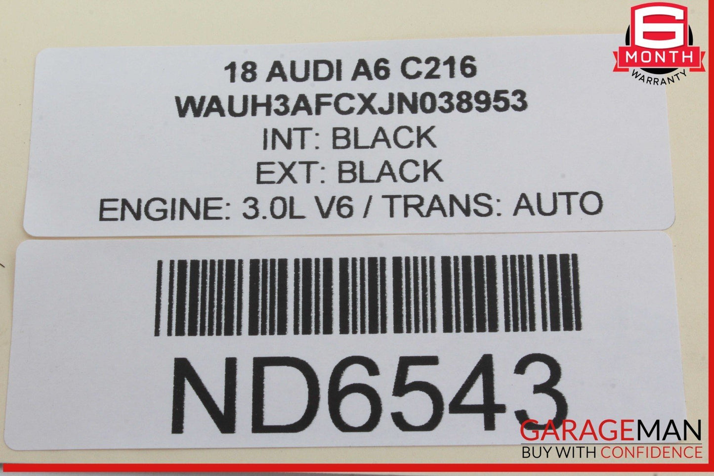 12-18 Audi A6 A7 Windshield Washer Fluid Reservoir Tank Bottle 4G8955451L OEM