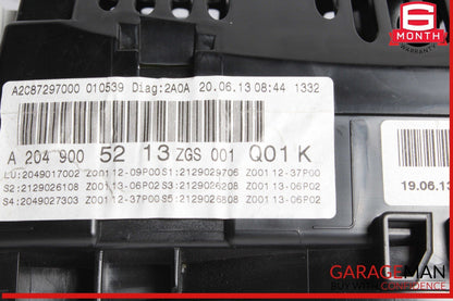 12-14 Mercedes W204 C250 Speedometer Odometer Instrument Cluster Gauge OEM