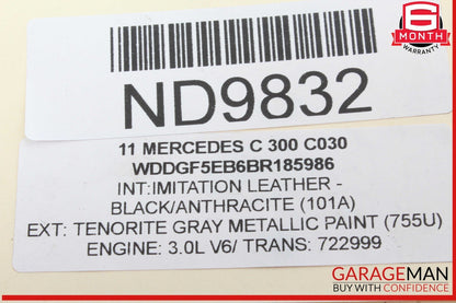 05-13 Mercedes W204 C300 ML350 Front Right Engine Timing Chain Cover Plate OEM