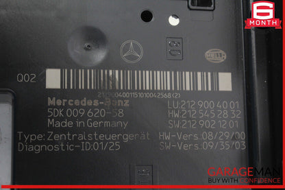 10-11 Mercedes W212 E350 E500 E550 Rear Fuse Relay Junction Box SAM Module OEM