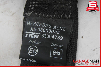 98-05 Mercedes W163 ML350 ML500 Front Right Side Seat Belt Retractor Black OEM