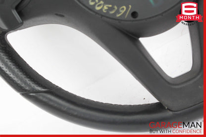 15-18 Mercedes W205 C300 GLC300 Steering Wheel Black w/ Paddle Shifters Assy OEM