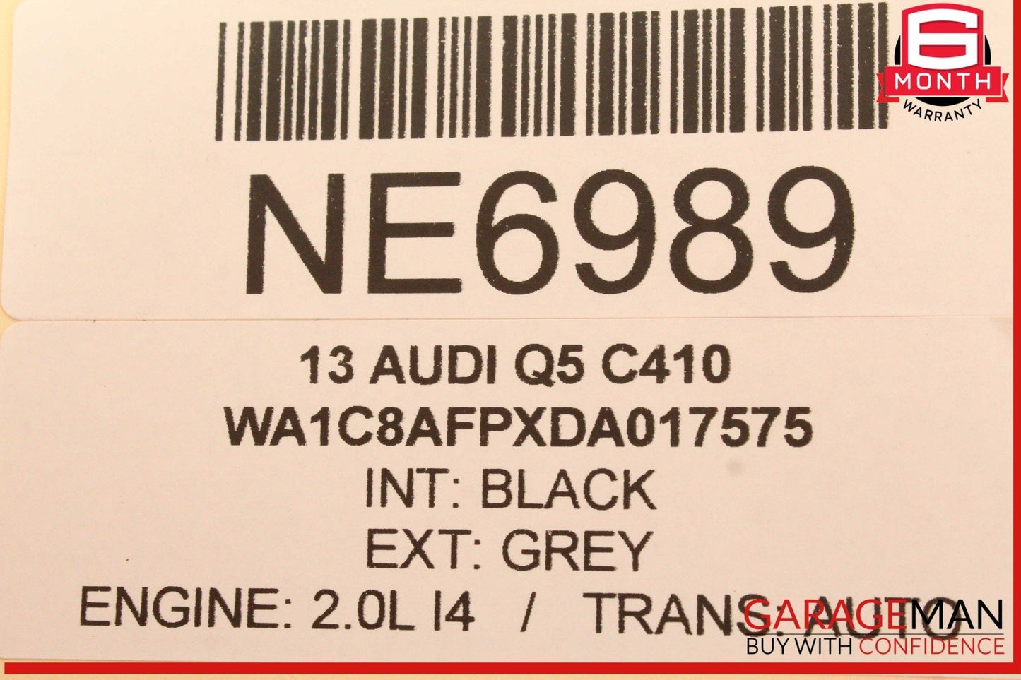 09-17 Audi Q5 SQ5 Center Console Cup Warming Control Switch Button 8R0863387 OEM