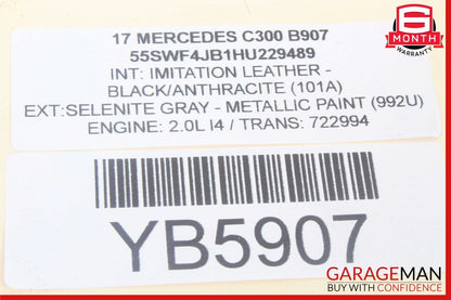 15-20 Mercedes W205 C300 GLC350e E300 M274 2.0L ECU ECM Engine Control Module