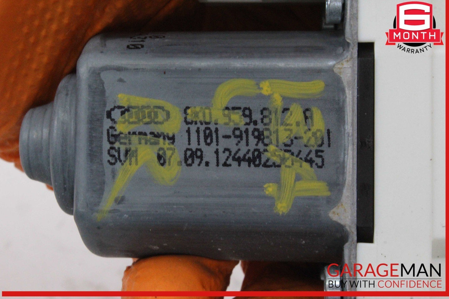 09-16 Audi A4 S4 Rear Right Passenger Side Window Regulator Motor 8K0959812A OEM