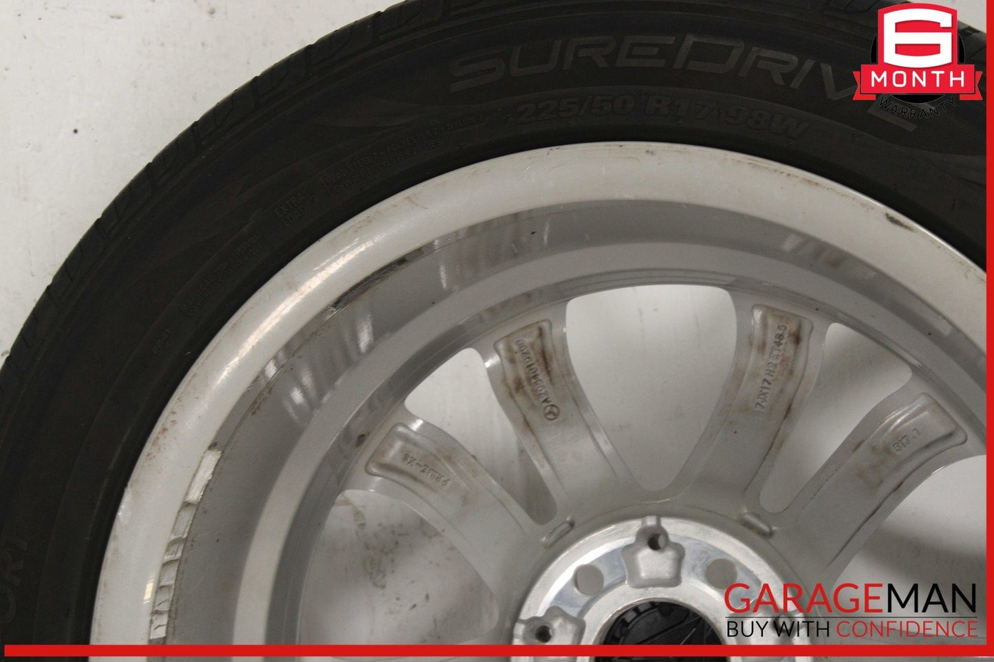 15-18 Mercedes W205 C300 C400 Wheel Tire Rim 17" 7Jx17H2 ET48.5 OEM