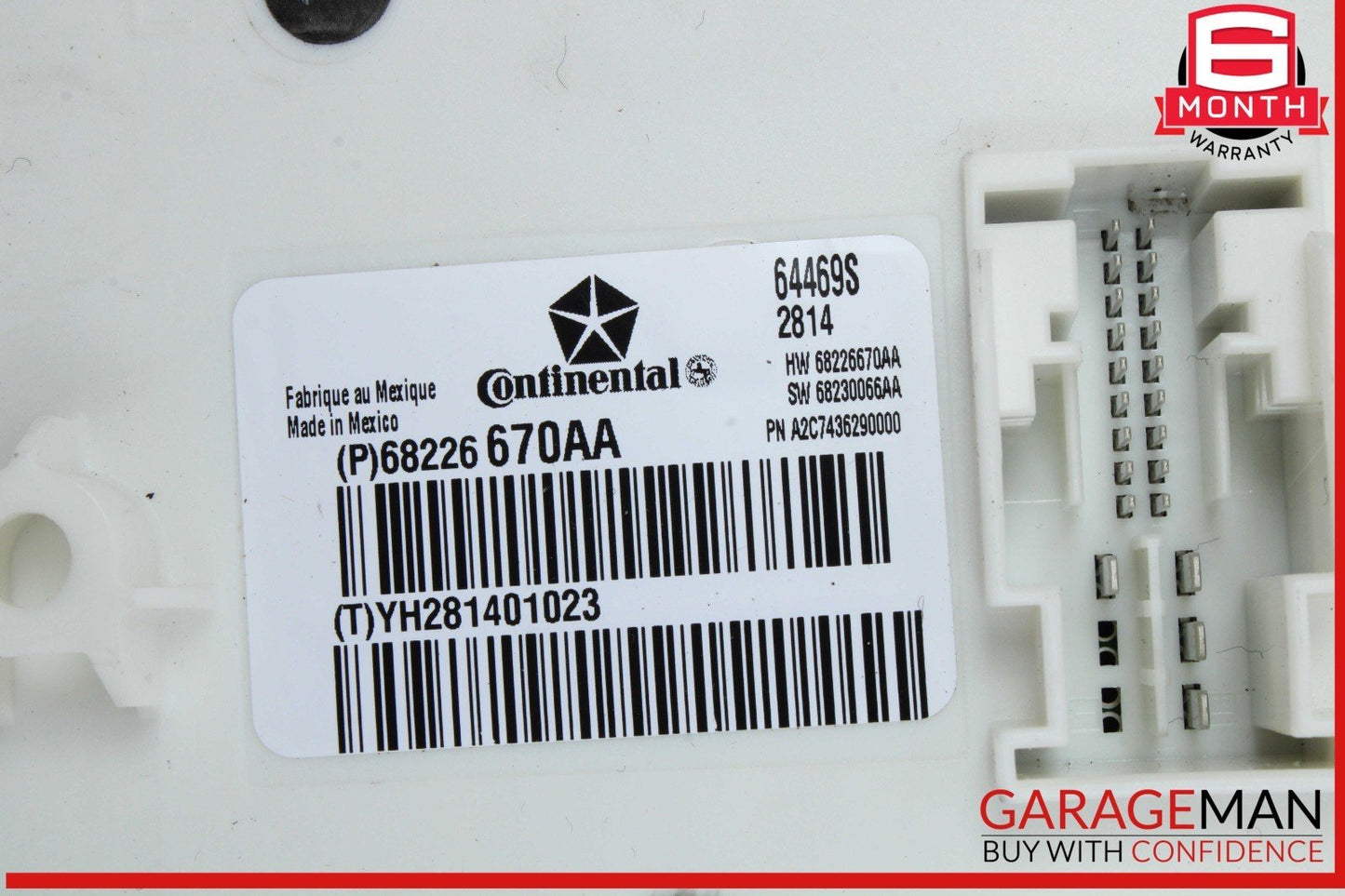 14-17 Maserati Ghibli BCM Body Computer Control Module Unit 68226670AA OEM
