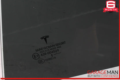 17-23 Tesla Model 3 Rear Left Driver Side Door Window Glass 43R004529 OEM
