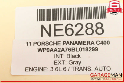 10-16 Porsche Panamera 970 Right Passenger Side Exterior Door Handle Gray OEM
