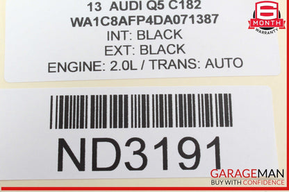 09-17 Audi Q5 A4 Relay Fuse Box Power Distribution Panel Holder 8K0971845A OEM