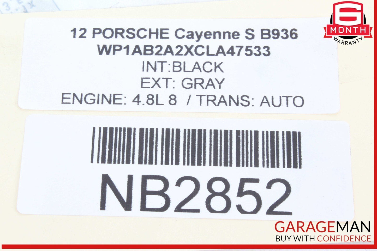 11-18 Porsche Cayenne S 958 Front Right Spindle Knuckle Hub Bearing OEM
