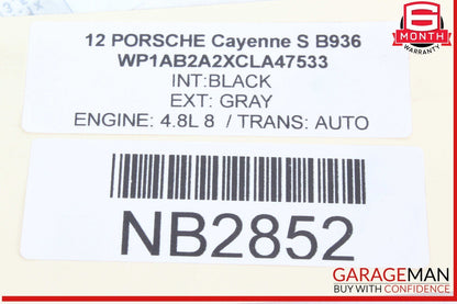 11-18 Porsche Cayenne S 958 Front Right Spindle Knuckle Hub Bearing OEM