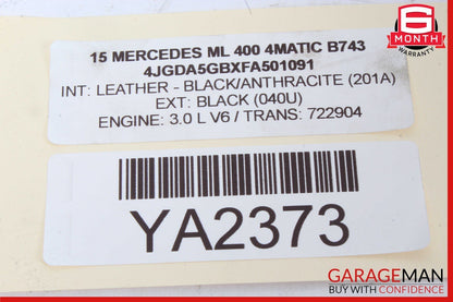 12-19 Mercedes W166 ML400 GL450 Rear Right or Left Side Half Axle Shaft OEM