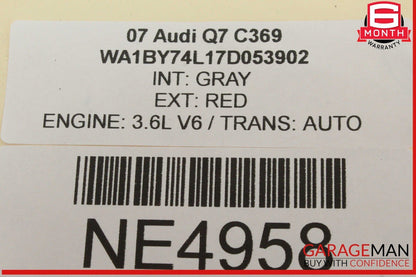 07-09 Audi Q7 Front Right Passenger Side Bumper Turn Signal Marker Light OEM
