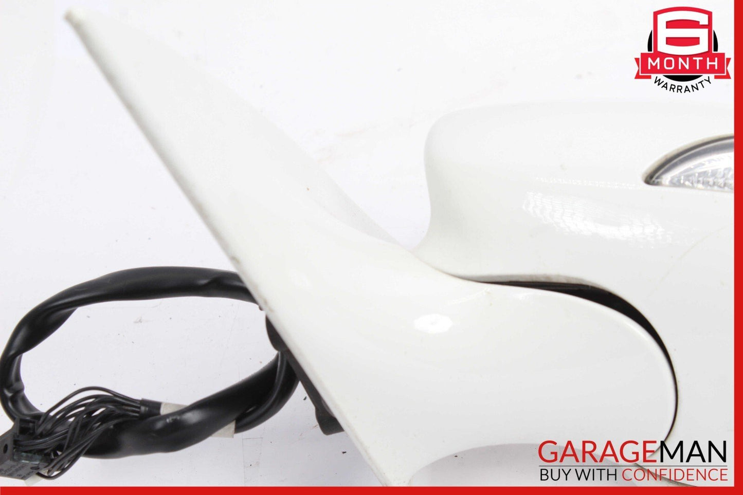 07-09 Mercedes W216 CL550 CL600 Front Left Side Mirror Door Rear View White OEM