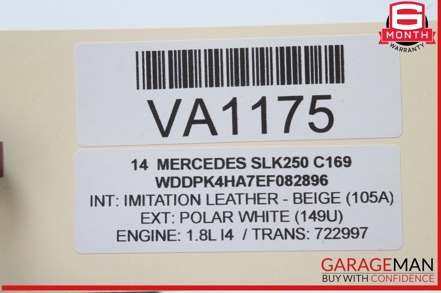 12-20 Mercedes R172 SLK250 SLK350 SLC300 Front Dashboard A/C Air Vent Trim