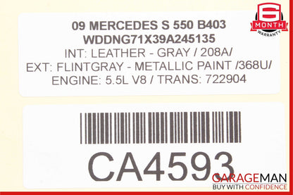 07-14 Mercedes CL600 S550 Front Right Upper Control Arm w/ Height Level Sensor