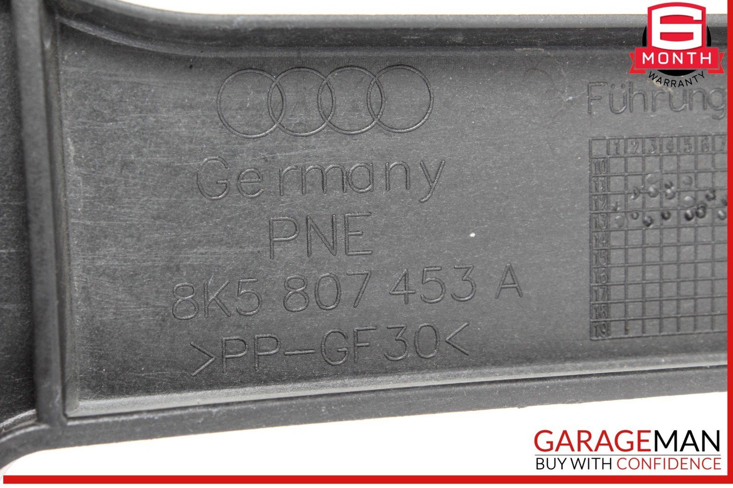13-16 Audi A4 Rear Left Driver Side Bumper Guide Bracket 8K5807453A OEM