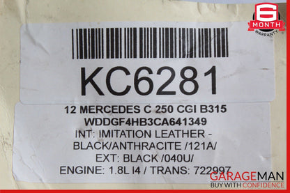 08-16 Mercedes W204 C250 E400 GLK350 Rear Left Door Window Regulator Motor Unit