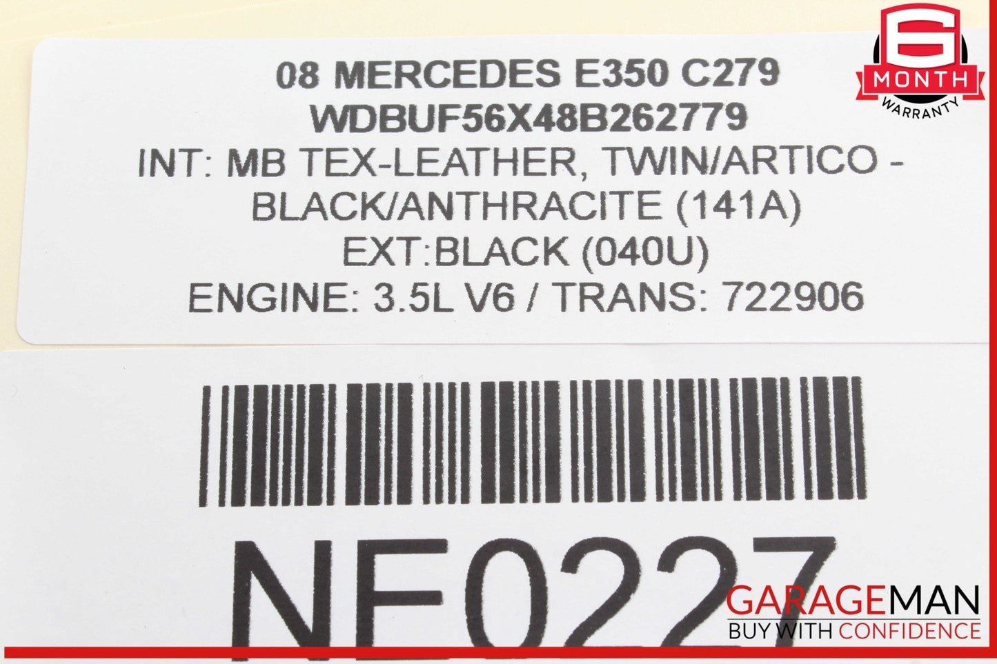 03-09 Mercedes W211 E350 E550 Front Right Passenger Side Door Control Module OEM