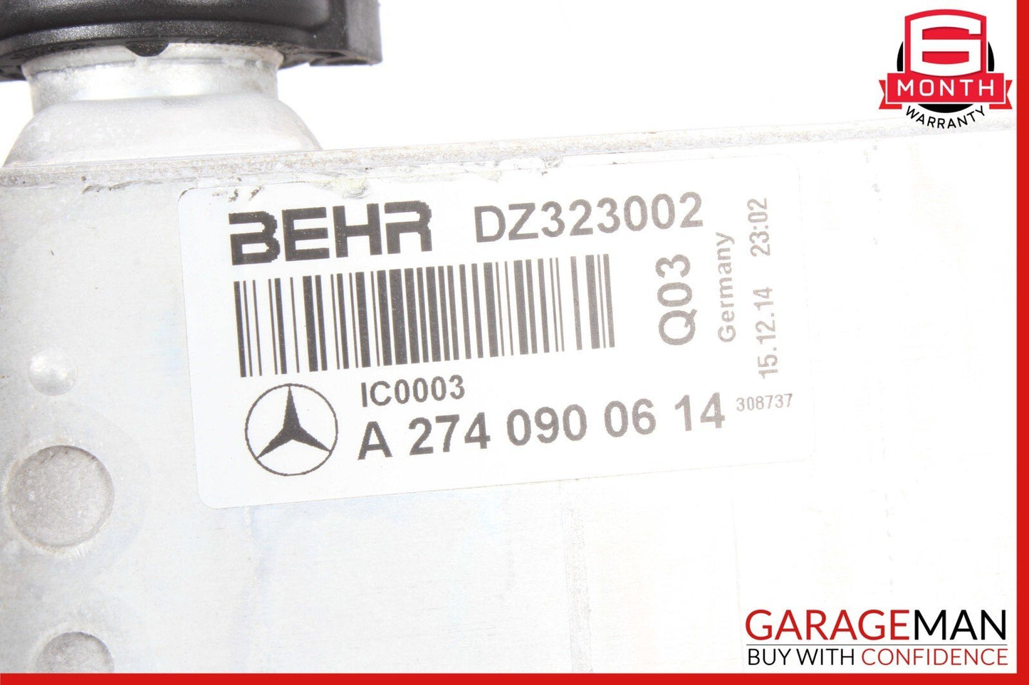 15-20 Mercedes W205 C300 SLC300 Intercooler Air Cooler Radiator OEM