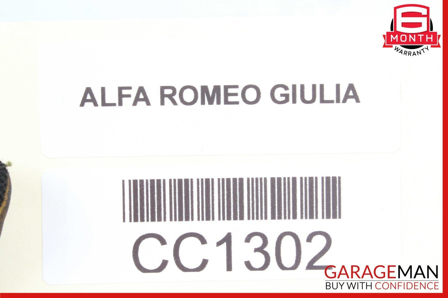 17-23 Alfa Romeo Giulia Rear Woofer Speaker Hole Cover Panel Cap Trim OEM