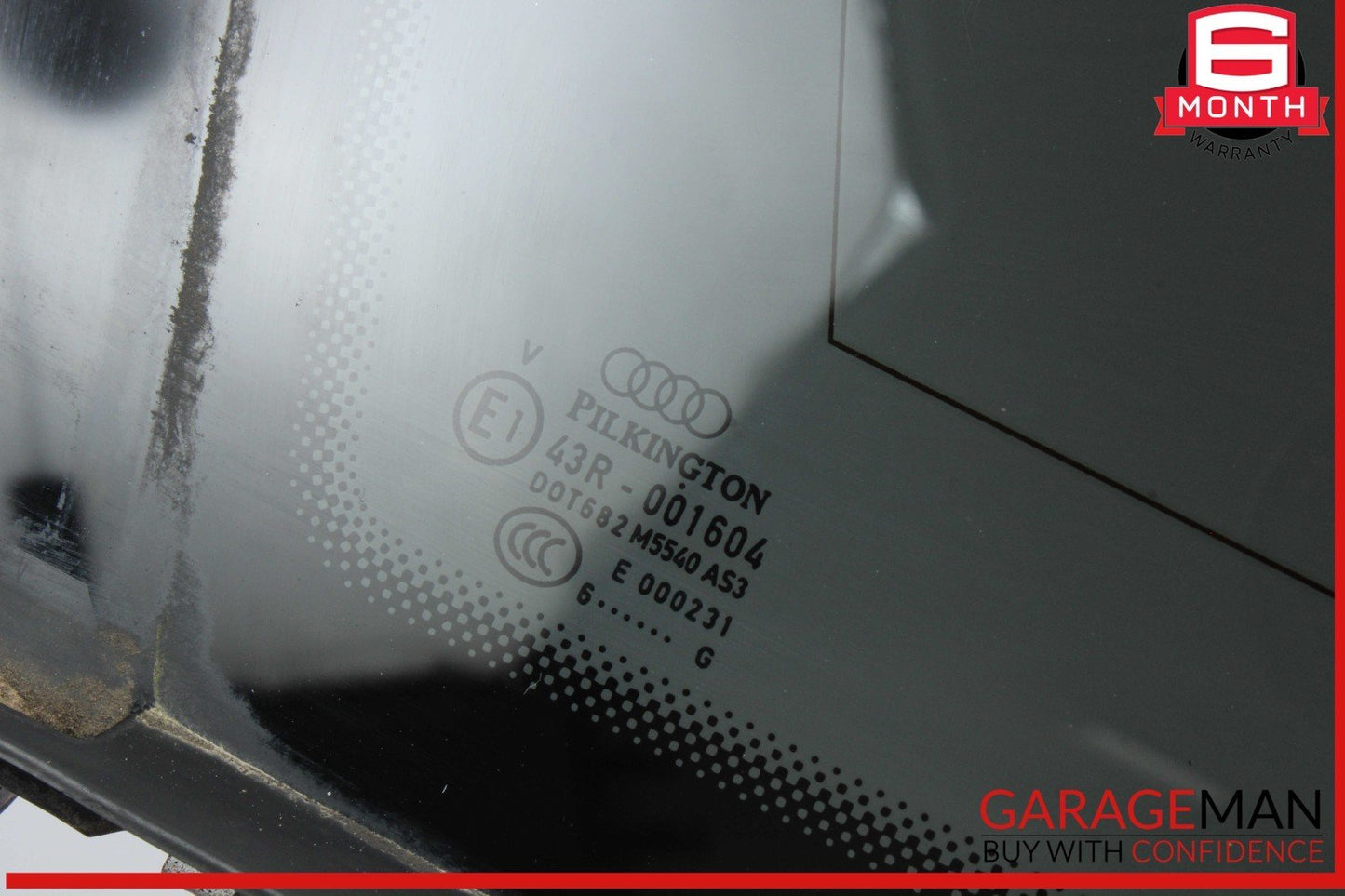 07-15 Audi Q7 Rear Left Driver Side Quarter Window Glass 4L0845299 OEM