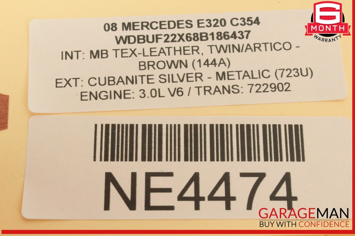 03-11 Mercedes W211 E320 CLS550 E550 Center Ashtray Storage Compartment OEM