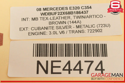 03-11 Mercedes W211 E320 CLS550 E550 Center Ashtray Storage Compartment OEM