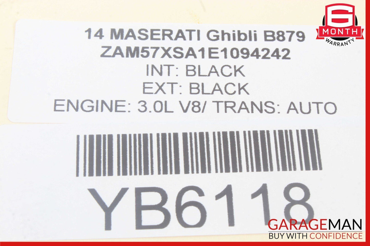 14-19 Maserati Ghibli M157 Rear Left Side CV Axle Shaft Drive Shaft Driveshaft