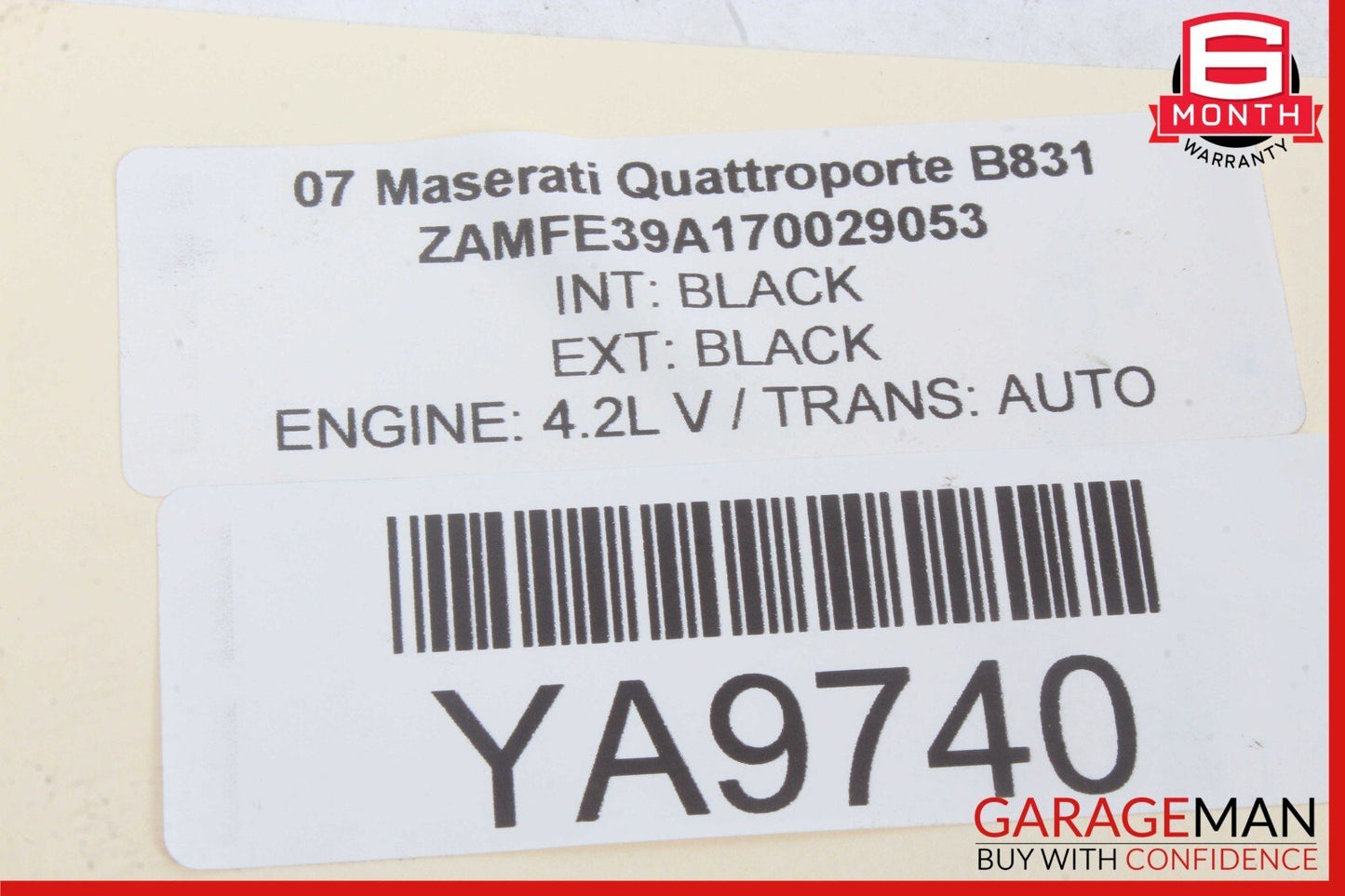 03-17 Maserati Quattroporte Rear Right or Left Side Axle CV Half Shaft OEM