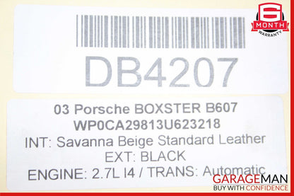 97-04 Porsche Boxster 986 Steering Power Gear Rack & Pinion Assy